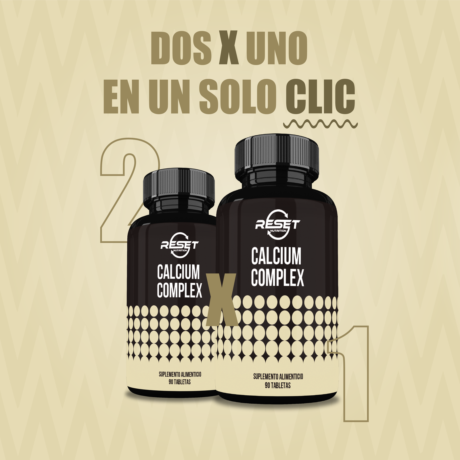 Complejo de calcio - 90 tabletas con vitamina A y D - prevención de la osteoporosis y dientes y músculos fuertes