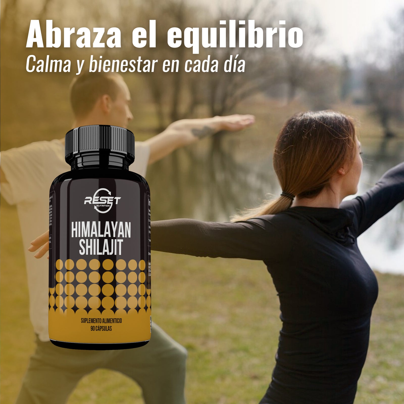 Shilajit del Himalaya - 90 cápsulas 100% natural, puro y orgánico - suministro para 3 meses