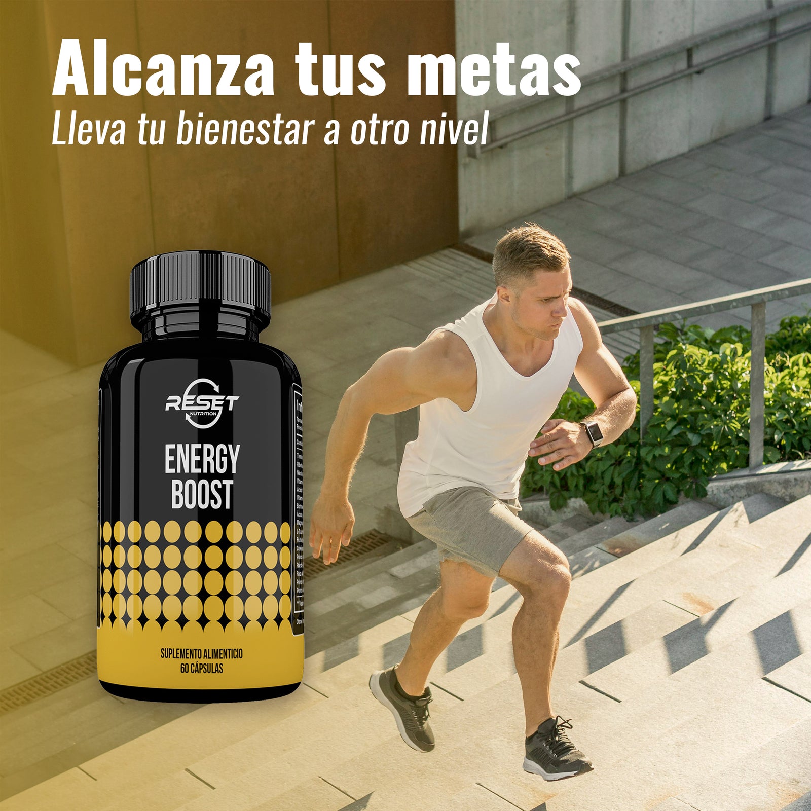 Impulso de Energía - 60 cápsulas con cafeína y açaí - energía y concentración para tu día