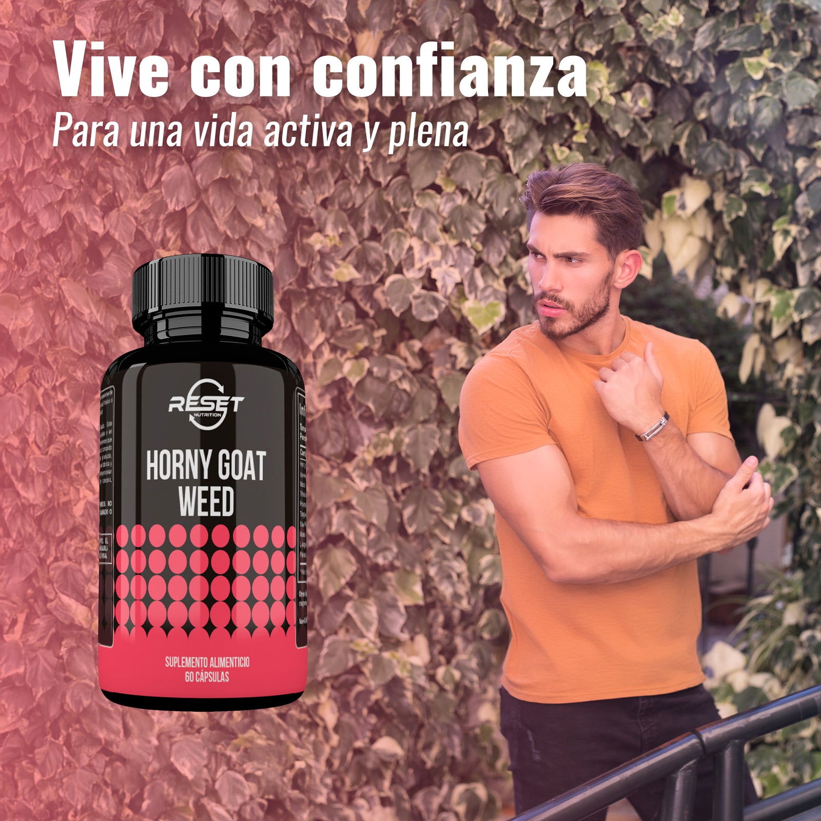 Horny Goat Weed - 60 cápsulas - suplemento para la potencia masculina con propiedades afrodisíacas