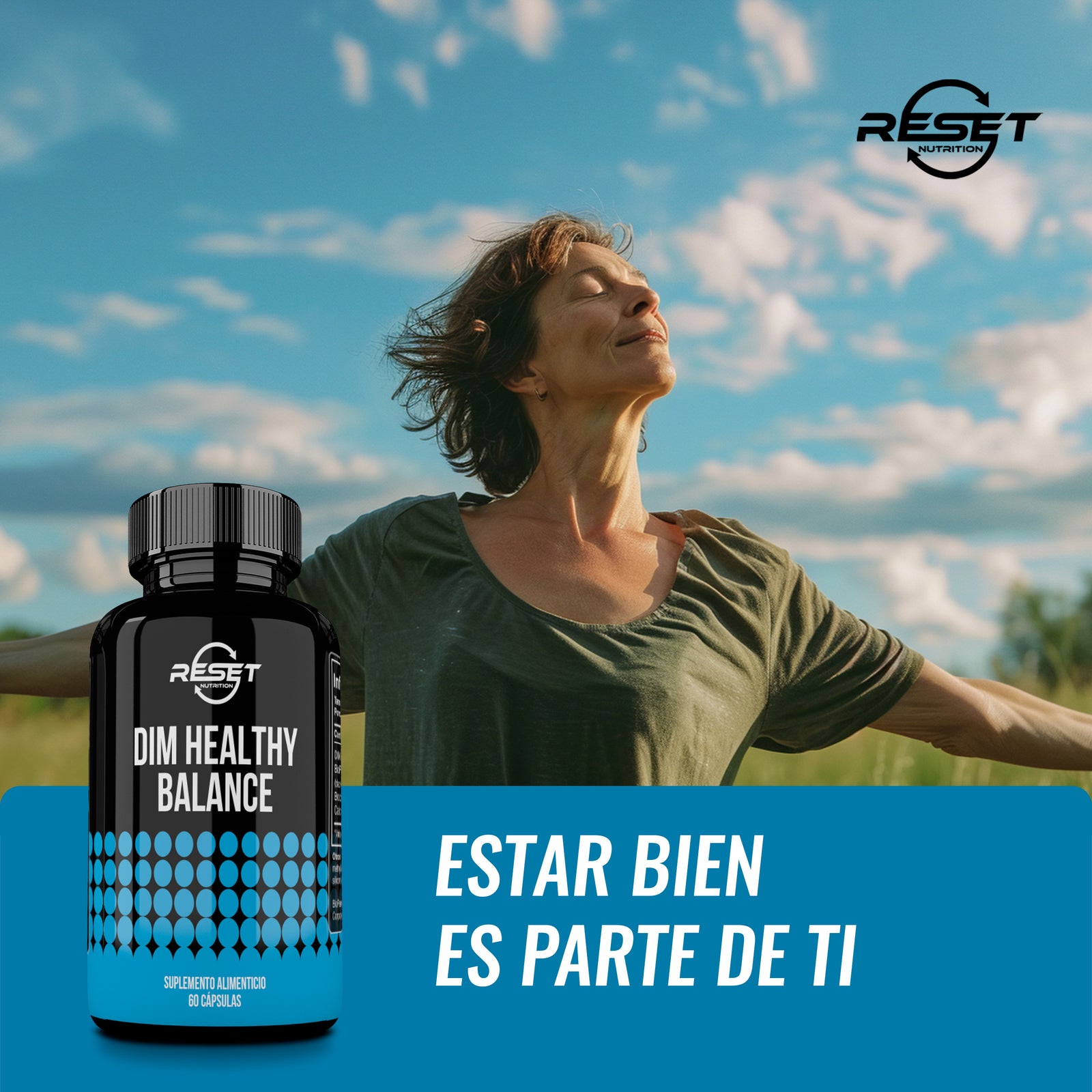 DIM Healthy Balance – 60 Cápsulas - Apoyo al Metabolismo del Estrógeno con BioPerine® y Extracto de Brócoli