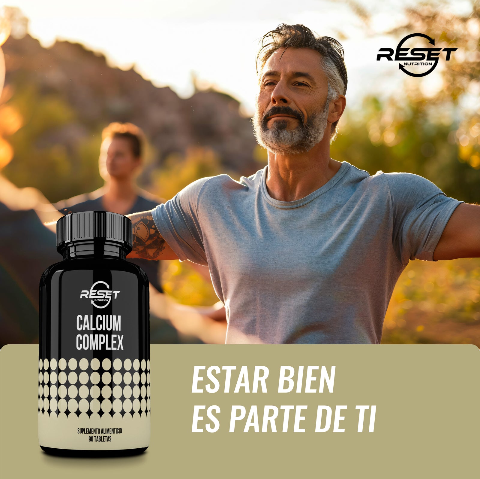 Complejo de calcio - 90 tabletas con vitamina A y D - prevención de la osteoporosis y dientes y músculos fuertes