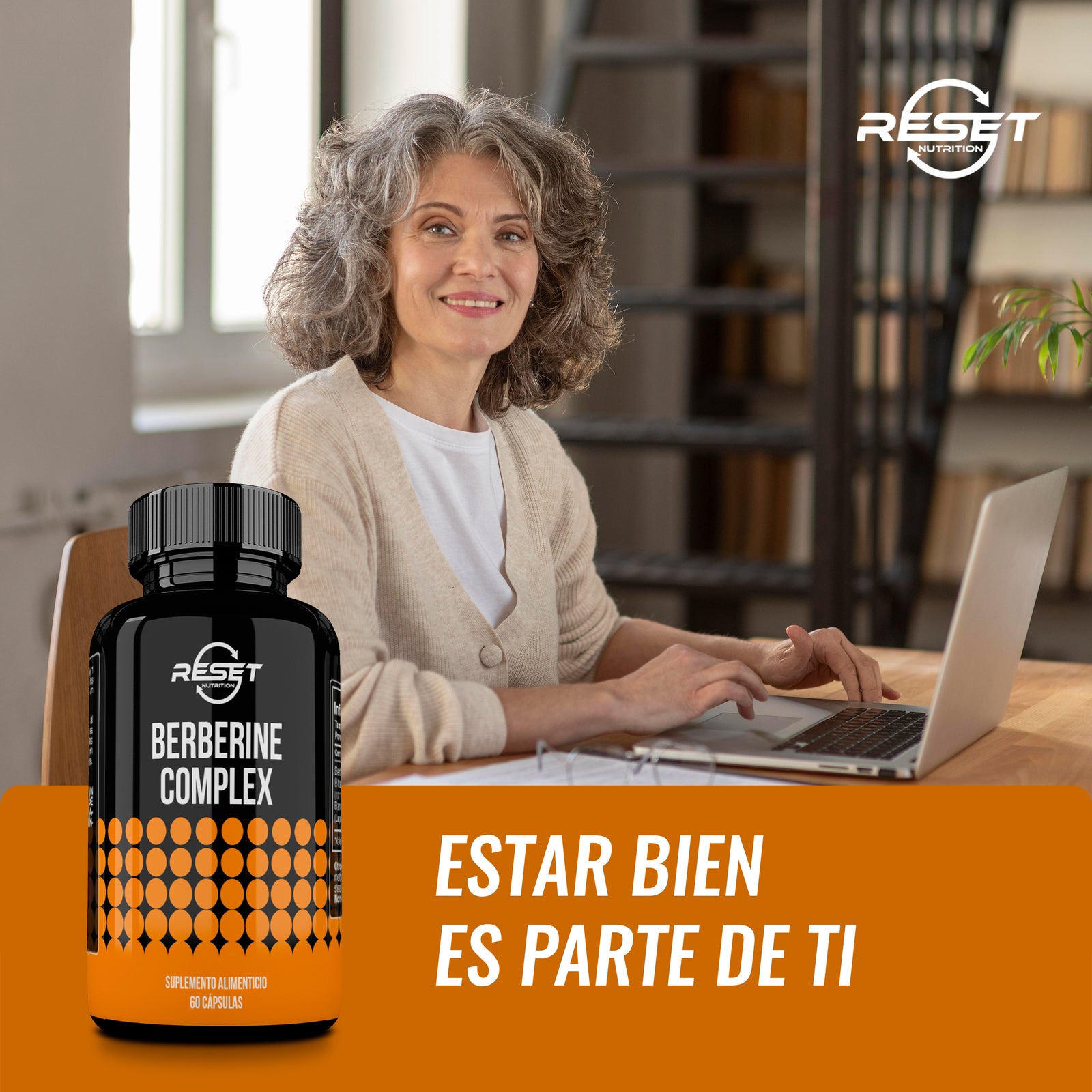 Complejo de Berberina 500 mg - 60 cápsulas con extracto natural - regula el azúcar en sangre, el colesterol y los triglicéridos