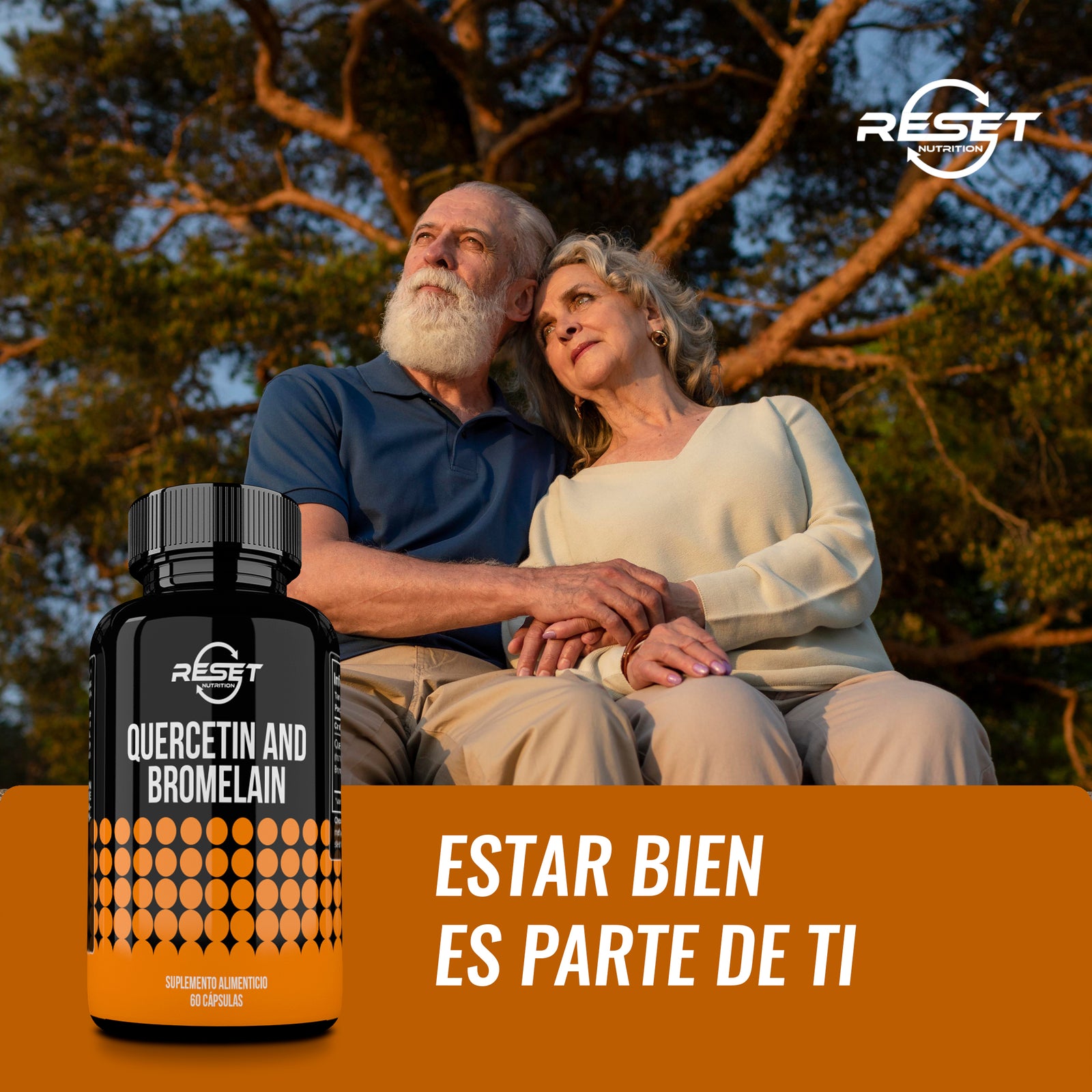 Quercetina y Bromelina 500 mg - 60 cápsulas - apoya la regulación de la presión arterial y el control de la glucosa