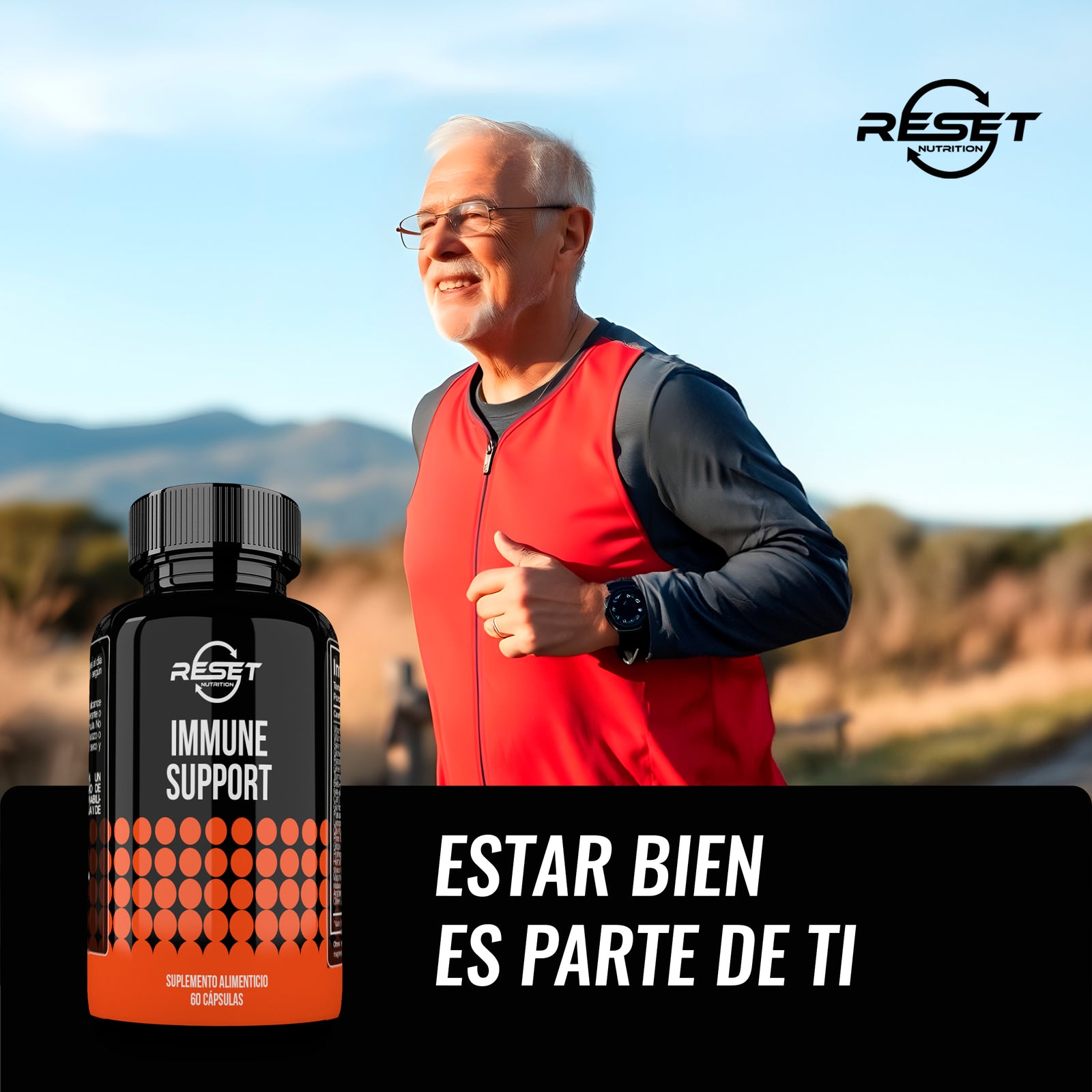 Apoyo Inmunológico - 60 cápsulas - fortalece el sistema inmunológico y protege tu salud