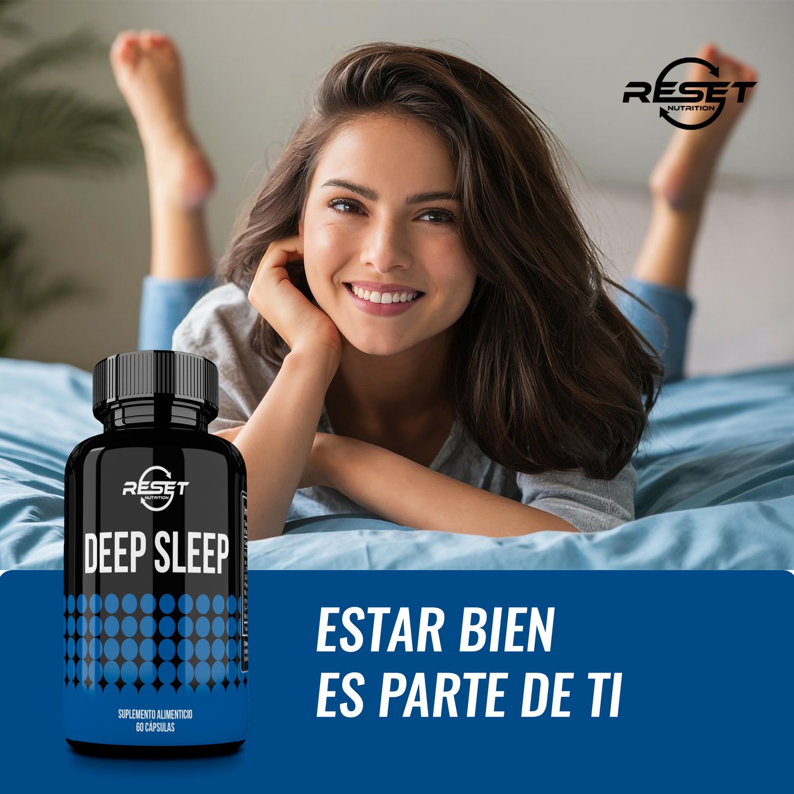 Deep Sleep - 60 capsules - improves sleep quality and fights insomnia