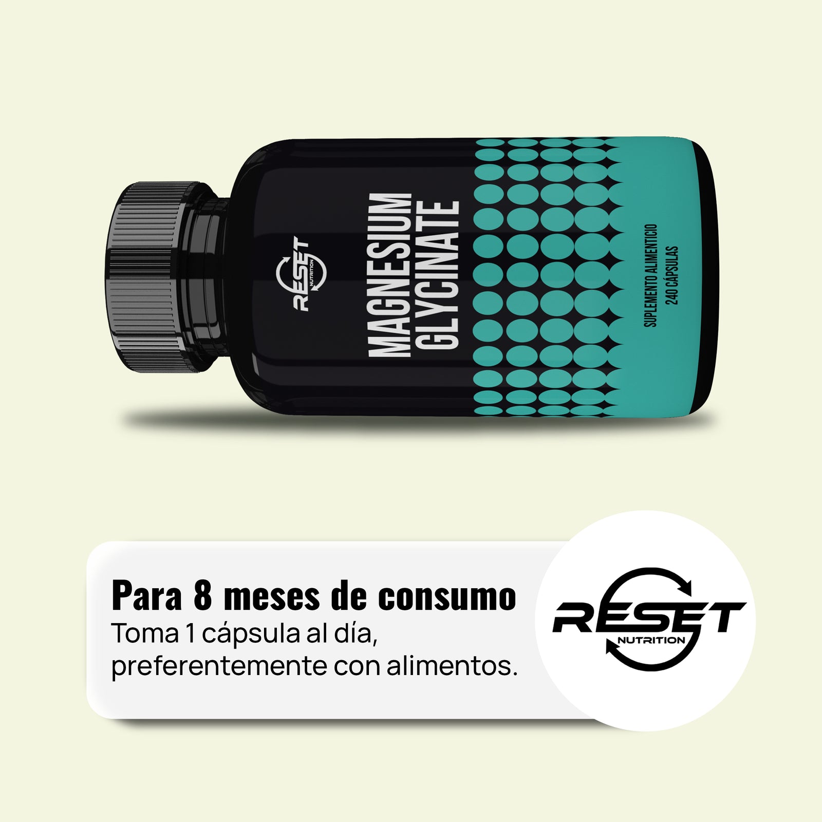 Glicinato de Magnesio | Relajación, Sueño Reparador y Alivio de Calambres Musculares