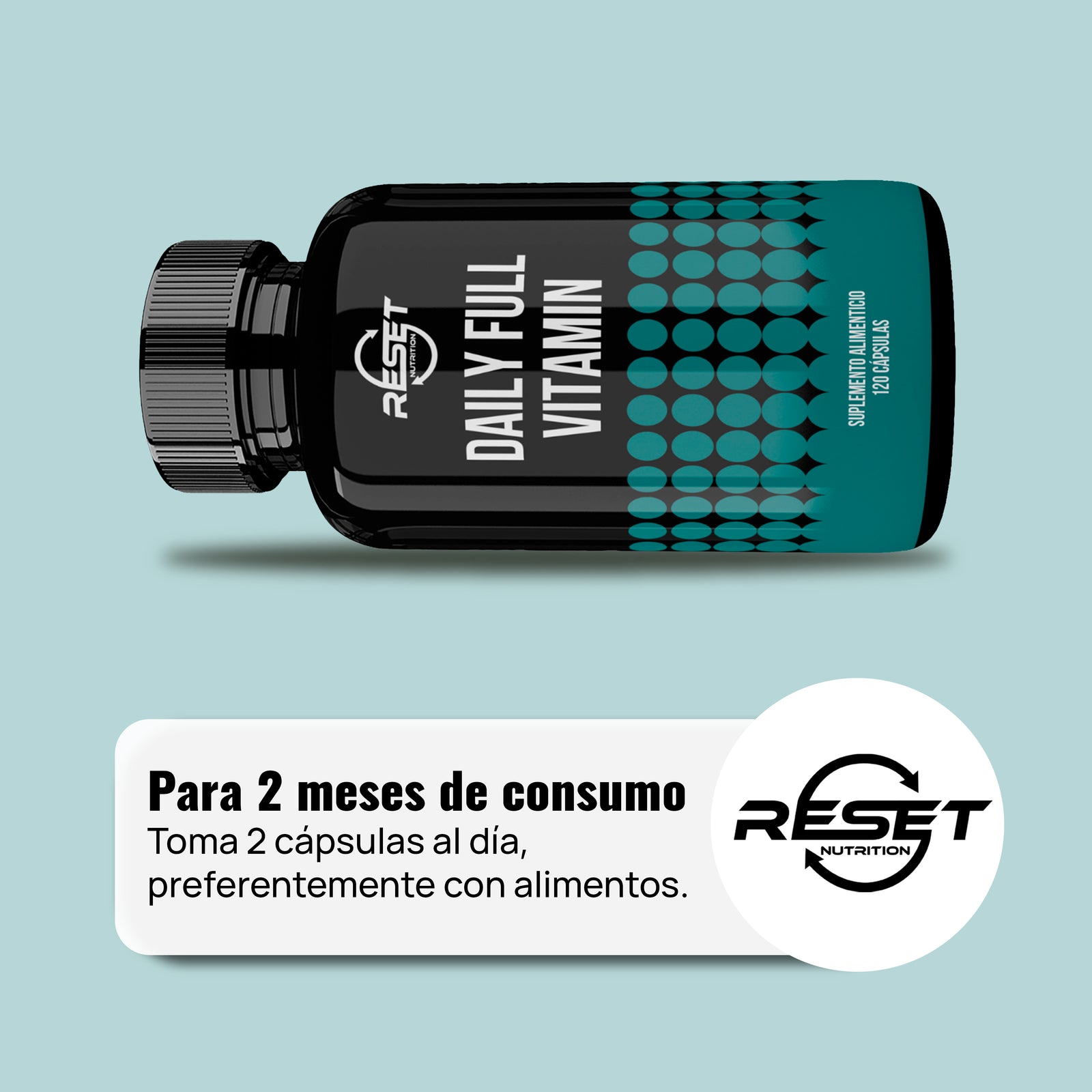 Daily Full Vitamin - 120 capsules with vitamins and minerals - strengthens the immune system and supports physical development
