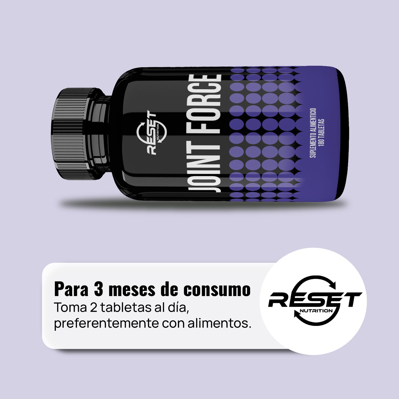 Joint Force - 180 tabletas con glucosamina y vitaminas - protege las articulaciones y previene el desgaste