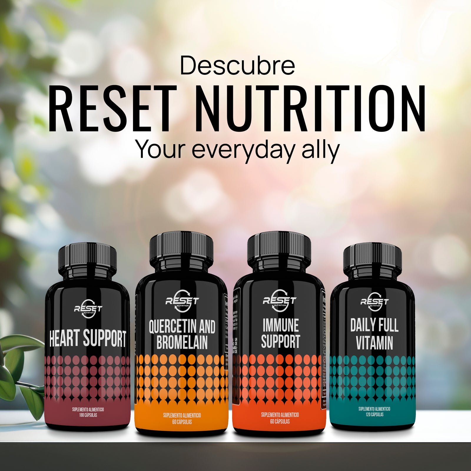 Quercetina y Bromelina 500 mg - 60 cápsulas - apoya la regulación de la presión arterial y el control de la glucosa