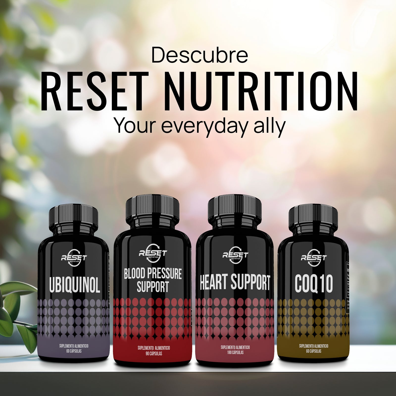 Blood Pressure Support - 90 Capsules with Garlic, Hibiscus & Olive Extract - Balances Blood Pressure & Supports Heart Health