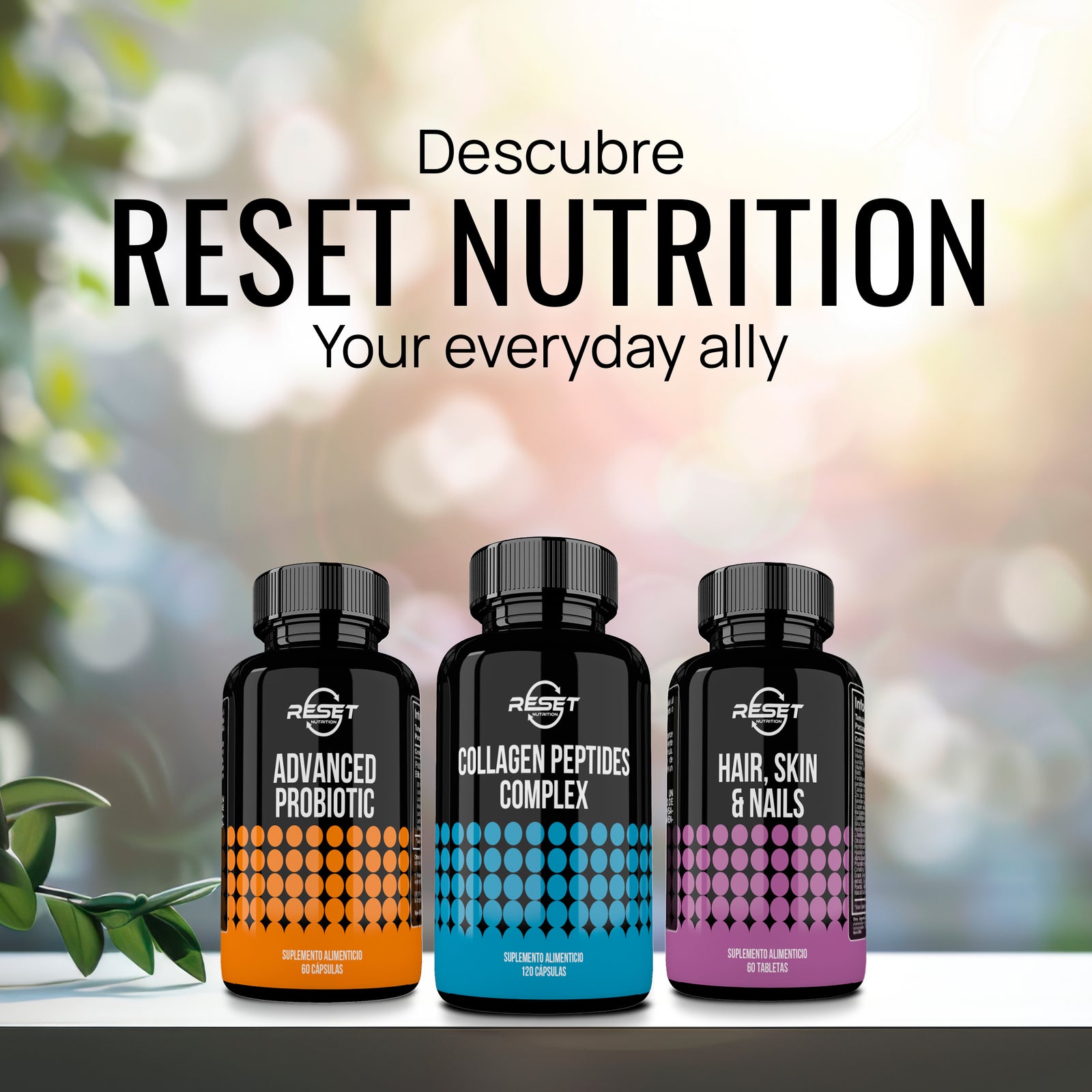 Complejo de Péptidos de Colágeno - 120 Cápsulas - Apoya la Regeneración de la Piel y las Articulaciones