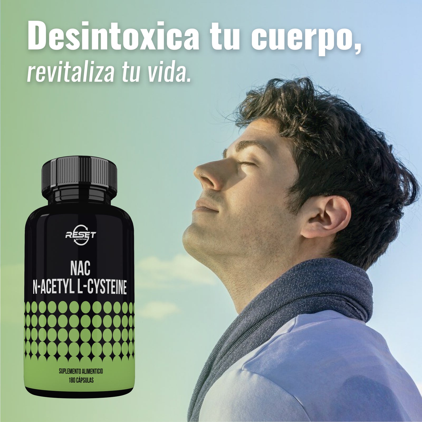 N-Acetil L-Cisteína (NAC) | Desintoxicación, Protección contra el Hígado Graso y Antioxidante Natural