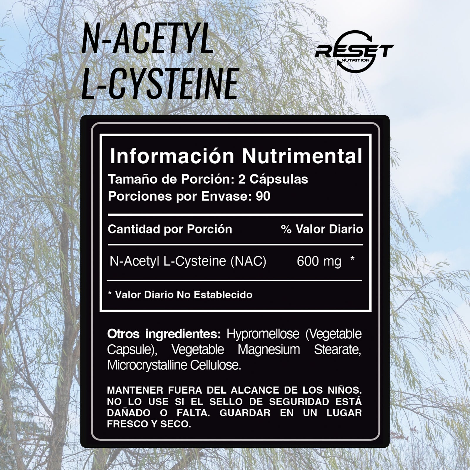 N-Acetil L-Cisteína (NAC) | Desintoxicación, Protección contra el Hígado Graso y Antioxidante Natural