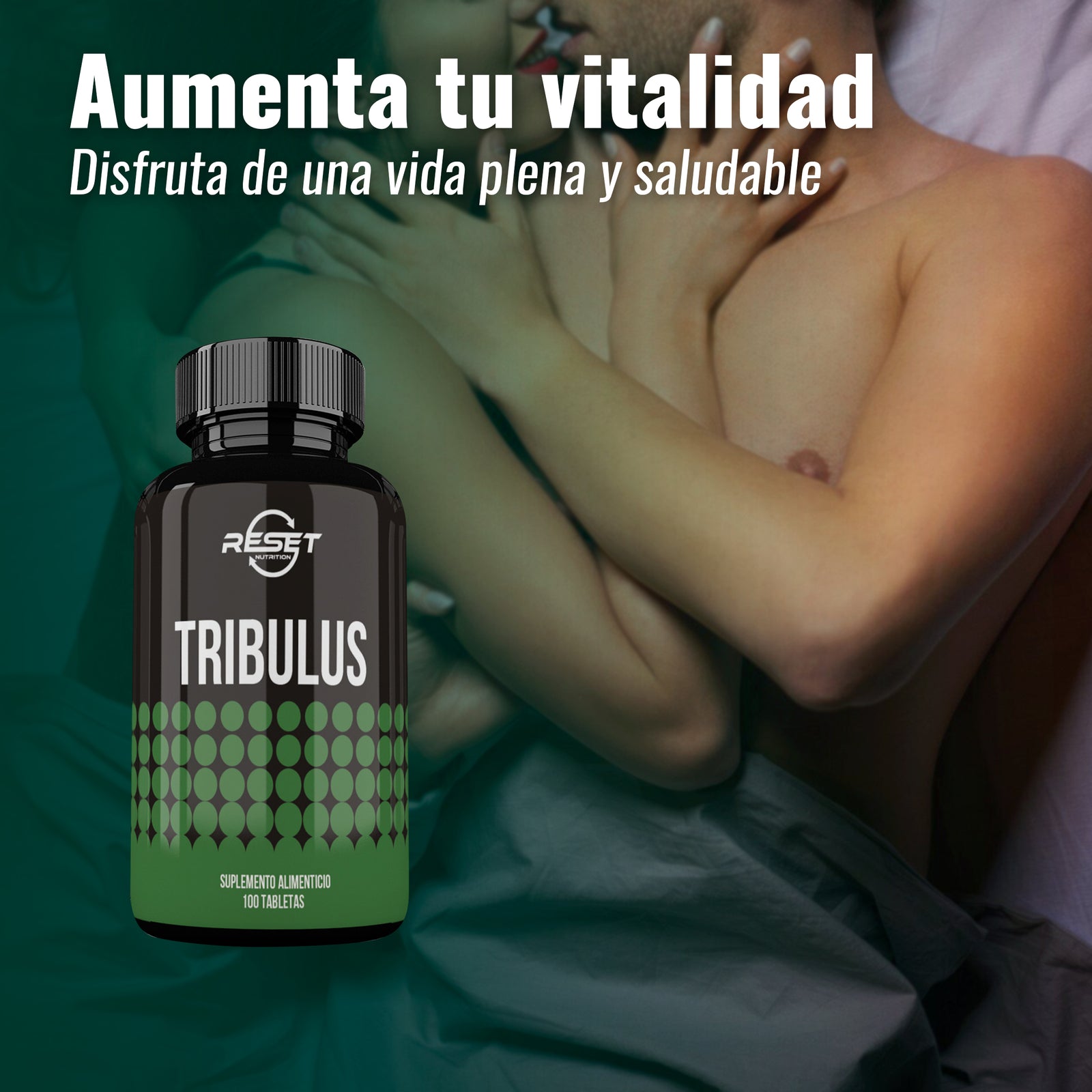 Tribulus - 100 tabletas - soporte para la potencia masculina, energía y rendimiento atlético