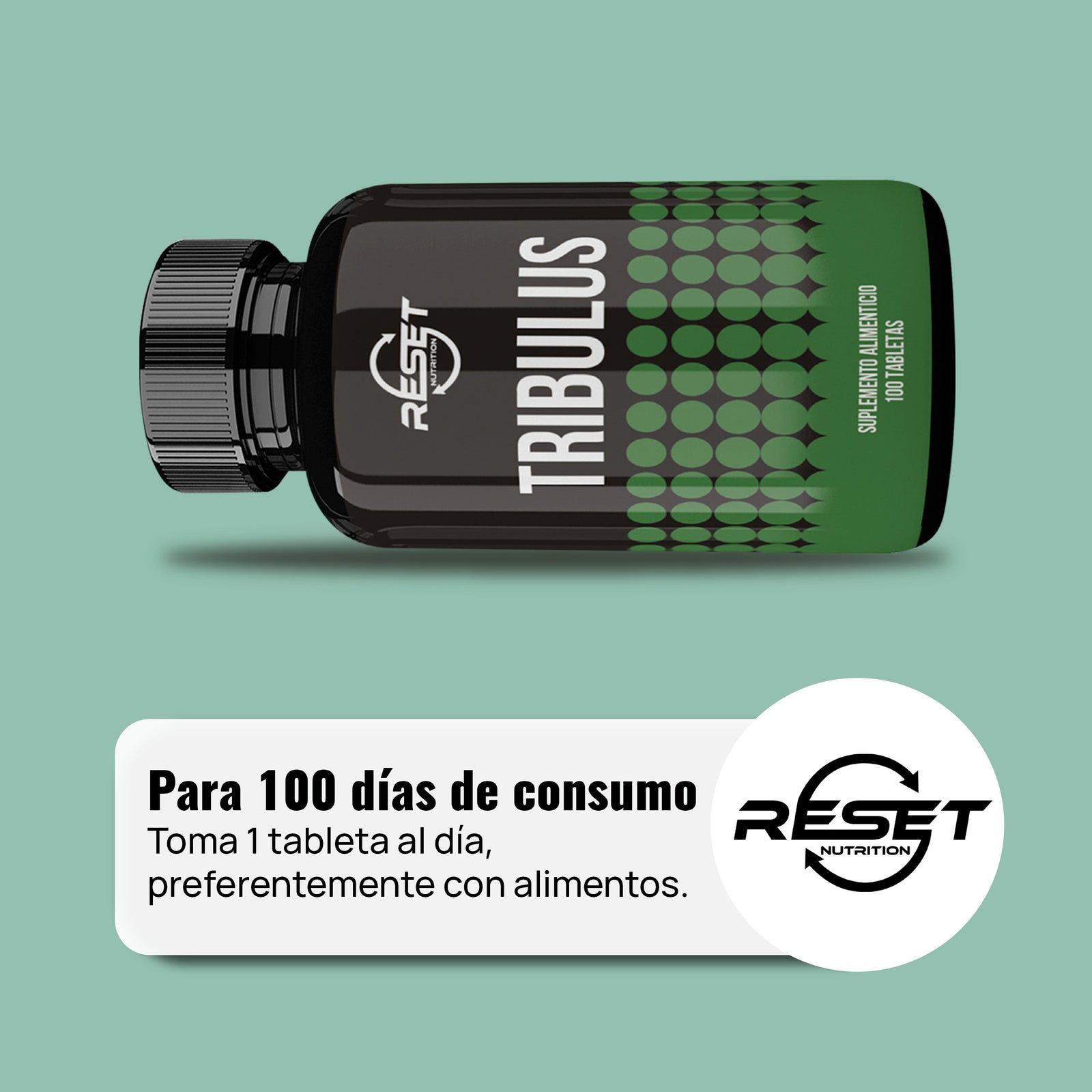Tribulus - 100 tabletas - soporte para la potencia masculina, energía y rendimiento atlético