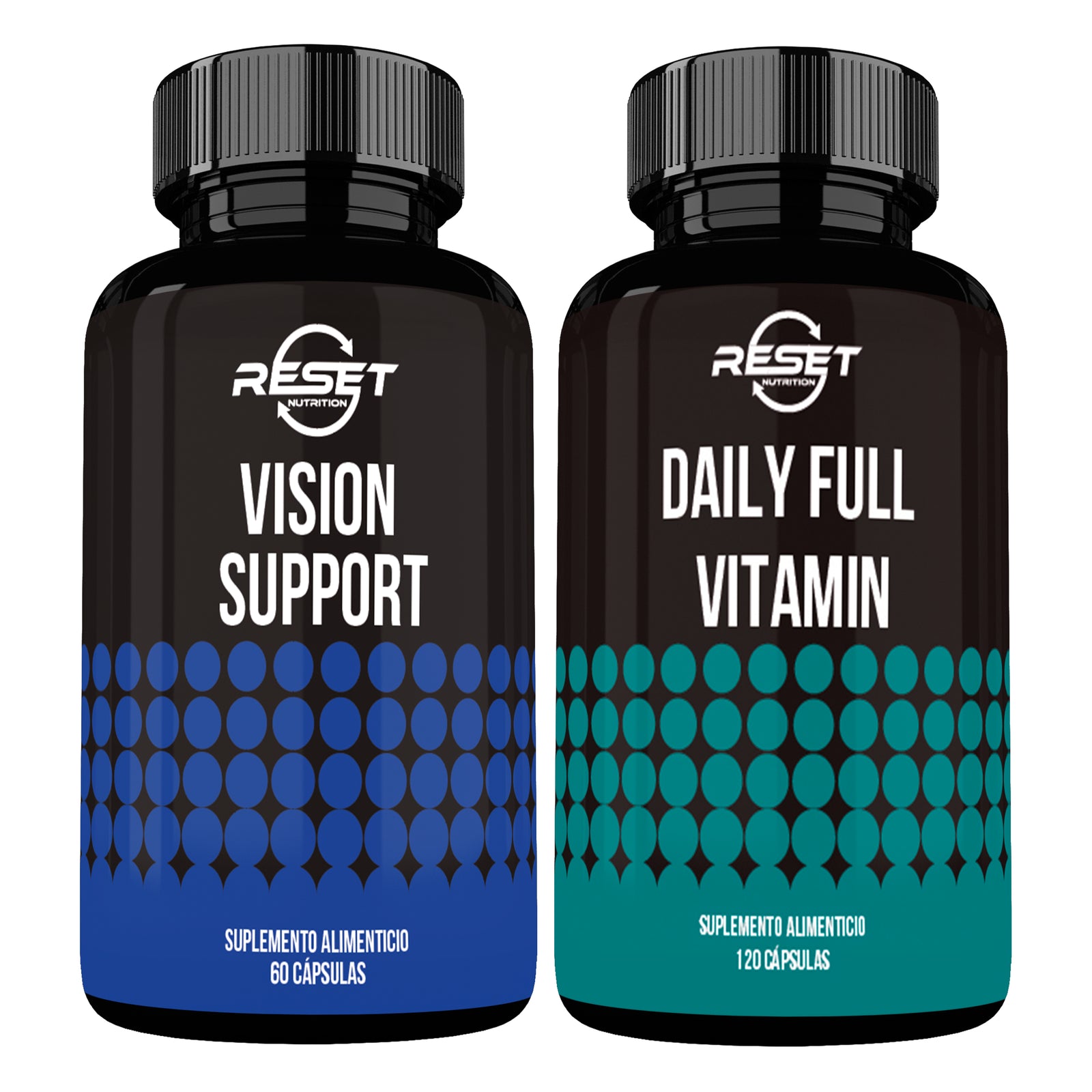 Kit Total Vision | Soporte para la Visión + Multivitamínico Diario | 60 + 120 Cápsulas | Salud Ocular y Nutrición Diaria Completa