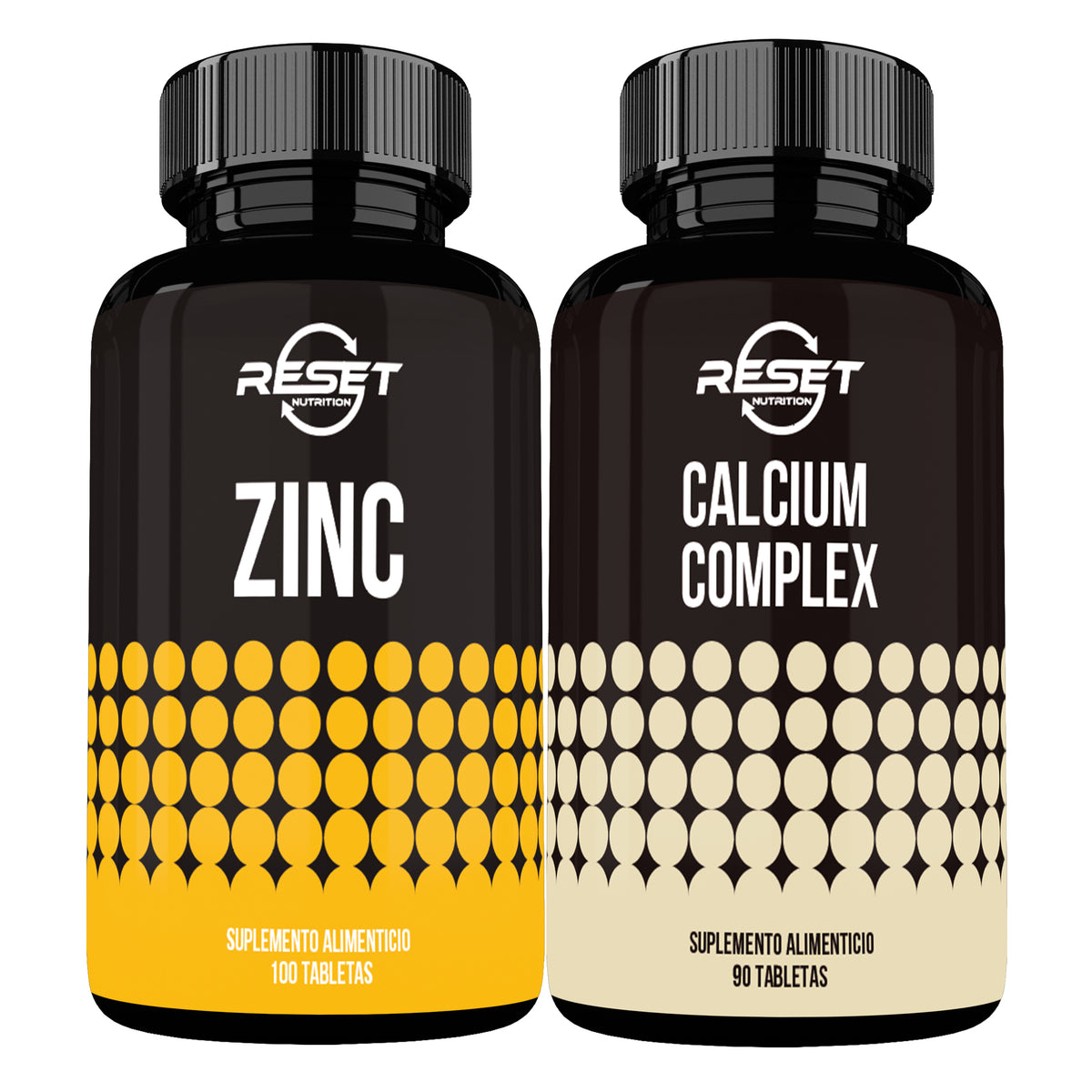 Kit ZinCal | Complejo de Zinc + Calcio | 100 + 90 Tabletas | Fortalecimiento Óseo, Soporte Articular y Salud Inmunológica