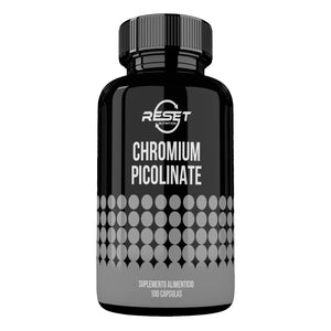 CHROMIUM PICOLINATE 200 MCG | CHROMIUM PICOLINATE CHROMIUM | 100 CAPSULES | RESET NUTRITION | MADE IN USA