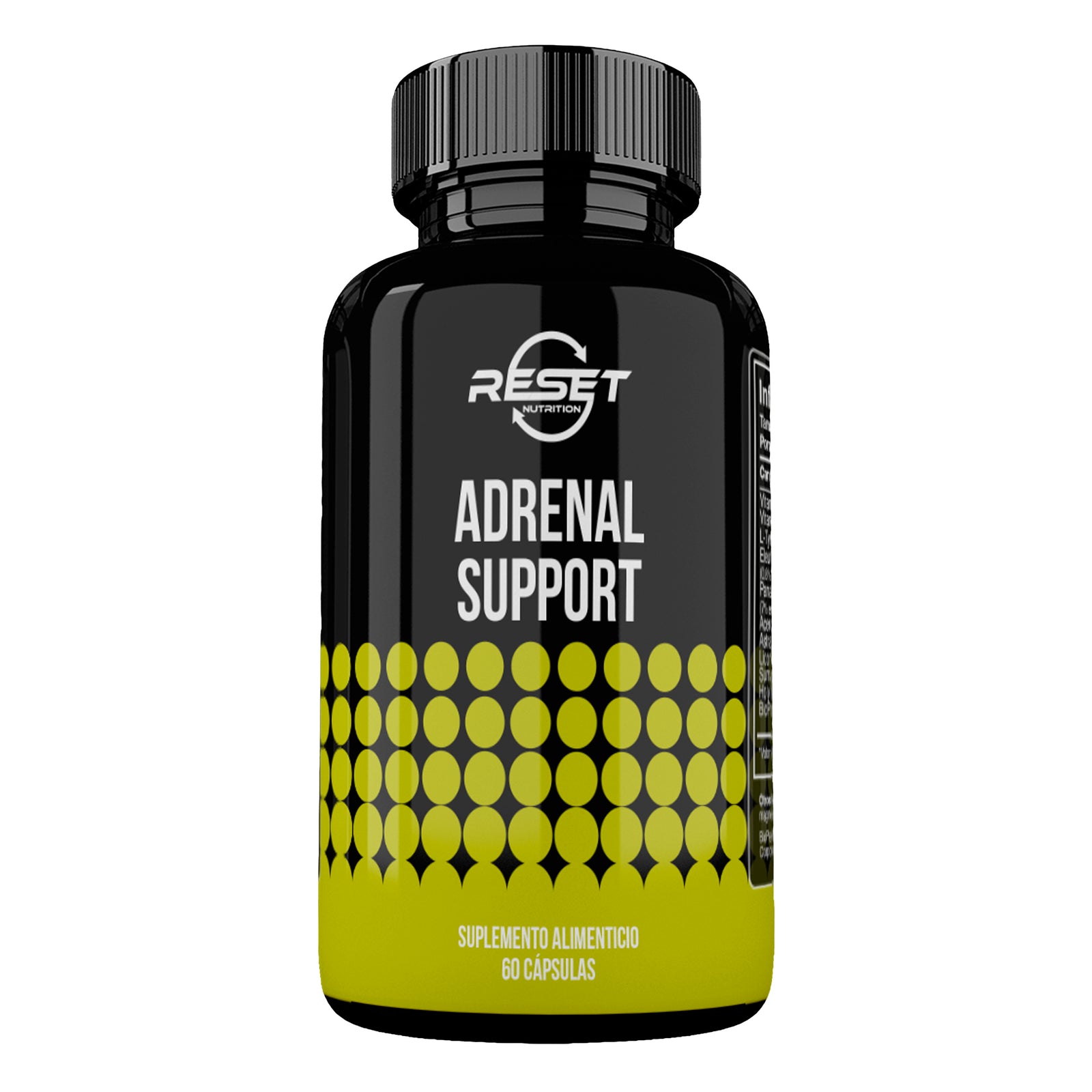 Soporte suprarrenal - 60 cápsulas con ginseng, regaliz y albahaca sagrada - equilibra la presión arterial, reduce el estrés y aumenta la energía diaria