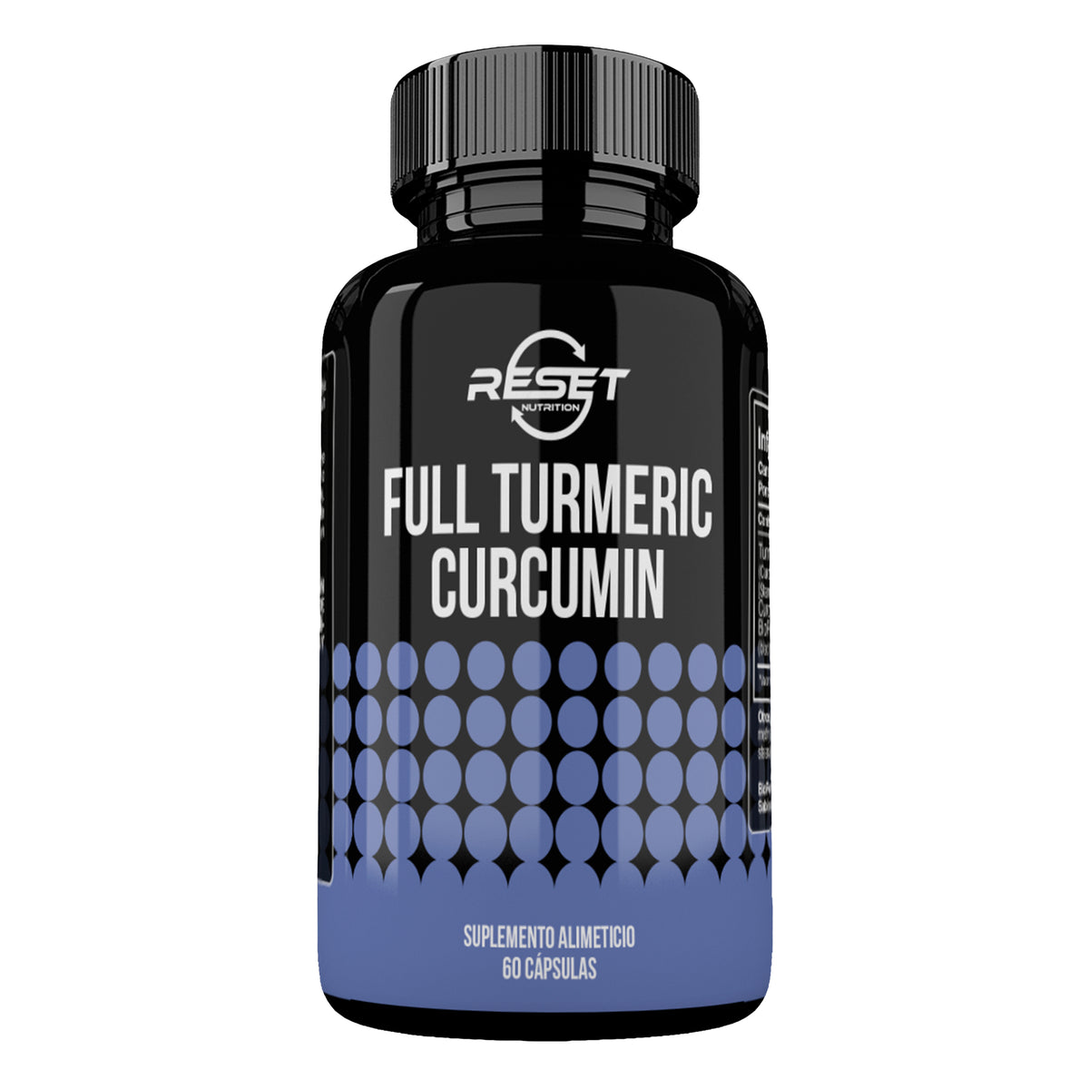 Cúrcuma Curcumina Completa 750 mg - 60 cápsulas - reduce la inflamación y apoya la salud articular y cardíaca