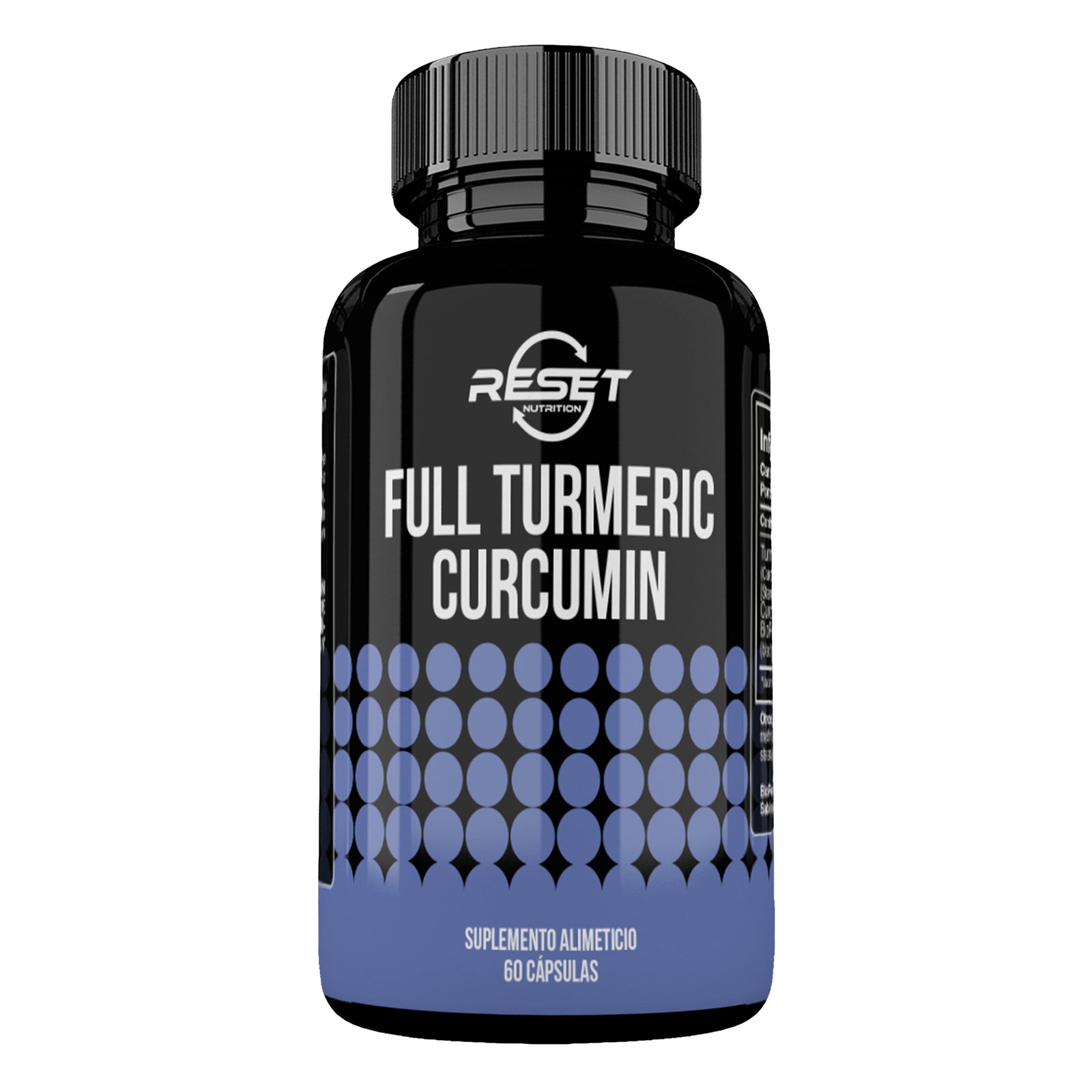 Cúrcuma Curcumina Completa 750 mg - 60 cápsulas - reduce la inflamación y apoya la salud articular y cardíaca