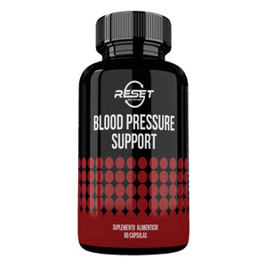 BLOOD PRESSURE SUPPORT | HYPERTENSION | HIGH PRESSURE | 90 CAPSULES | RESET NUTRITION | MADE IN USA