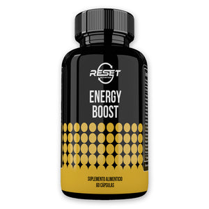 ENERGY BOOST | ENERGY SUPPLEMENT WITH CAFFEINE AND ACAI | 60 CAPSULES | RESET NUTRITION | MADE IN USA