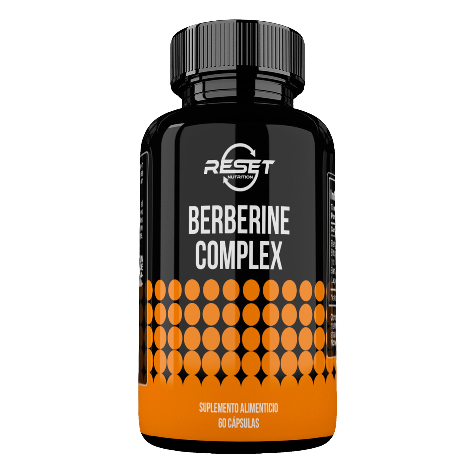 Complejo de Berberina 500 mg - 60 cápsulas con extracto natural - regula el azúcar en sangre, el colesterol y los triglicéridos