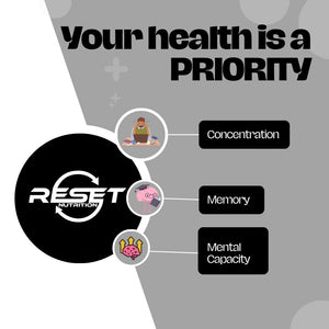 MEMORY NEURO ACTIVE | CONCENTRACIÓN Y MEMORIA | 60 CÁPSULAS | RESET NUTRITION | HECHO EN EE.UU