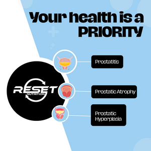 PROSTATE SUPPORT | TRACTO URINARIO Y PRÓSTATA | 90 CÁPSULAS | RESET NUTRITION | HECHO EN EE.UU