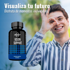 VISION SUPPORT | LUTEÍNA | SUPLEMENTO DE VISIÓN | 60 CÁPSULAS | RESET NUTRITION | HECHO EN EE.UU