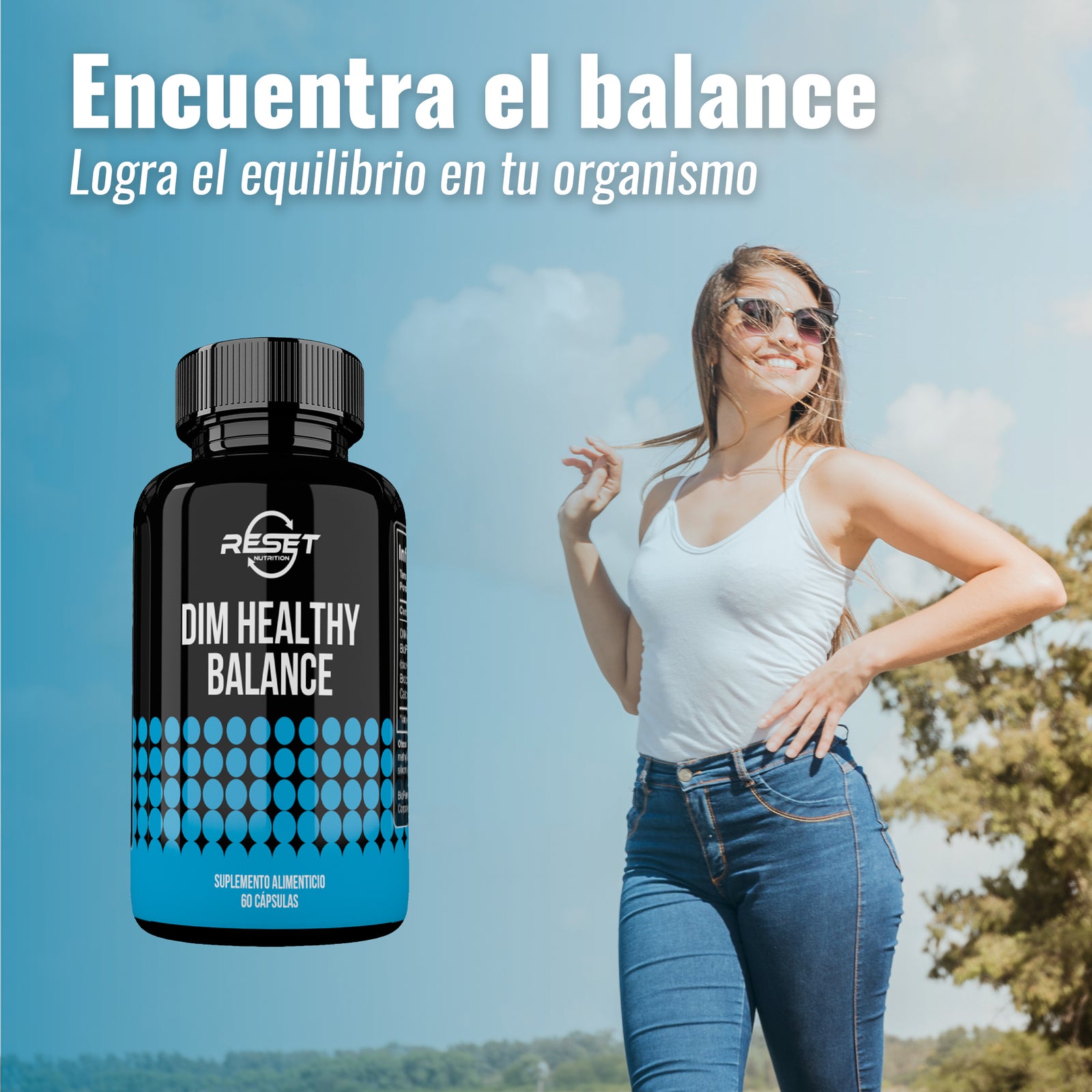 DIM Healthy Balance – 60 Cápsulas - Apoyo al Metabolismo del Estrógeno con BioPerine® y Extracto de Brócoli