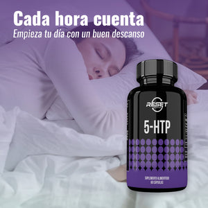 5-HTP 100MG | 5-HYDROXYTRYPTOPHAN | 60 CAPSULES | RESET NUTRITION | MADE IN USA