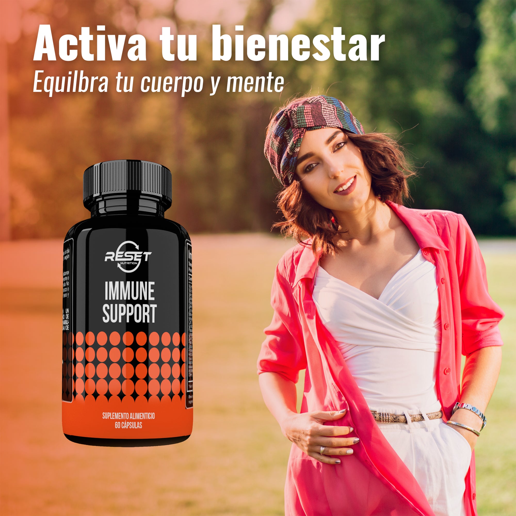Apoyo Inmunológico - 60 cápsulas - fortalece el sistema inmunológico y protege tu salud