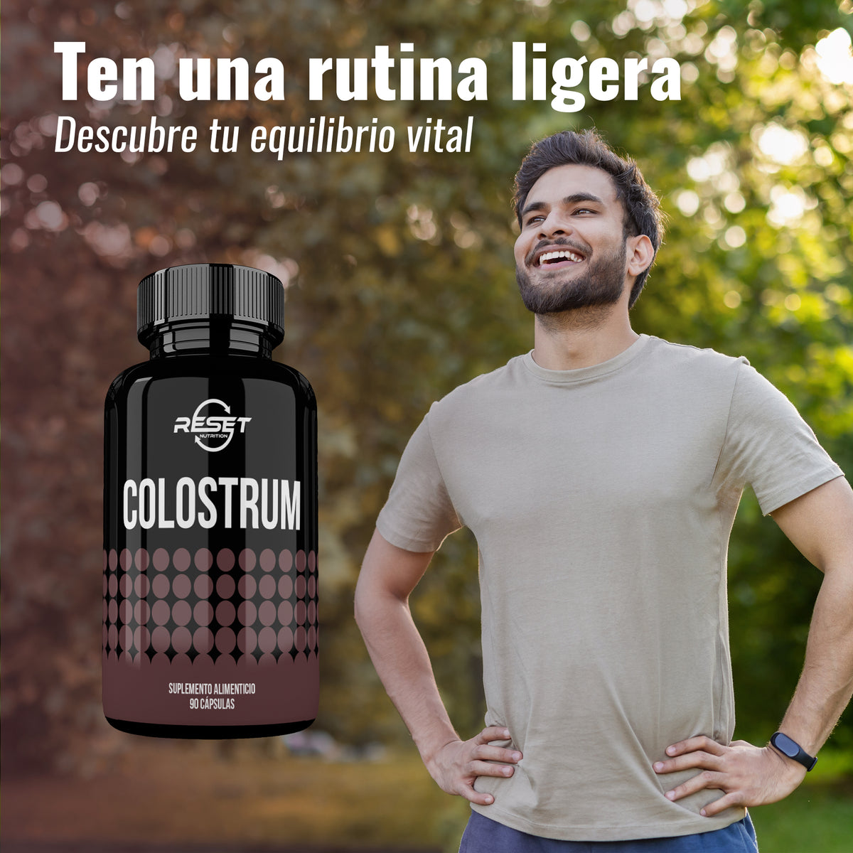 Calostro 500 mg - 90 cápsulas con calostro de vacas alimentadas con pasto - apoya la salud inmunológica y digestiva