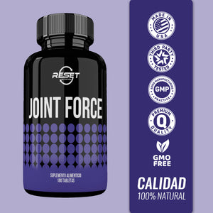 JOINT FORCE | 180 TABLETS | JOINTS | GLUCOSAMINE | RESET NUTRITION | MADE IN USA |