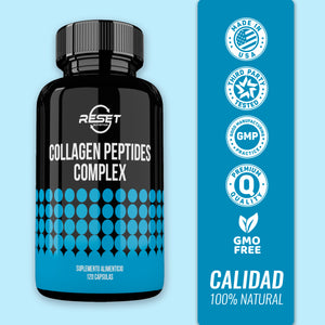 Collagen Peptides Complex - 120 Capsules - Supports Skin and Joint Regeneration