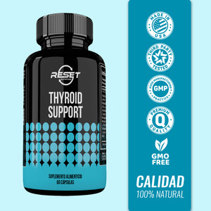 Advanced Thyroid Support Supplement - 60 Capsules, - Boost Energy, Metabolism & Overall Wellness