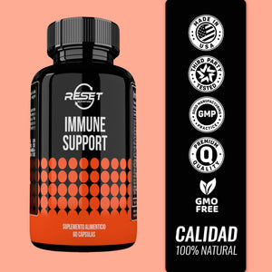 IMMUNE SUPPORT | IMMUNE SUPPORT SUPPLEMENT | 60 CAPSULES | RESET NUTRITION | MADE IN USA