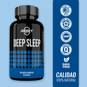 DEEP SLEEP | SLEEP AND INSOMNIA SUPPLEMENT | 60 CAPSULES | RESET NUTRITION | MADE IN USA