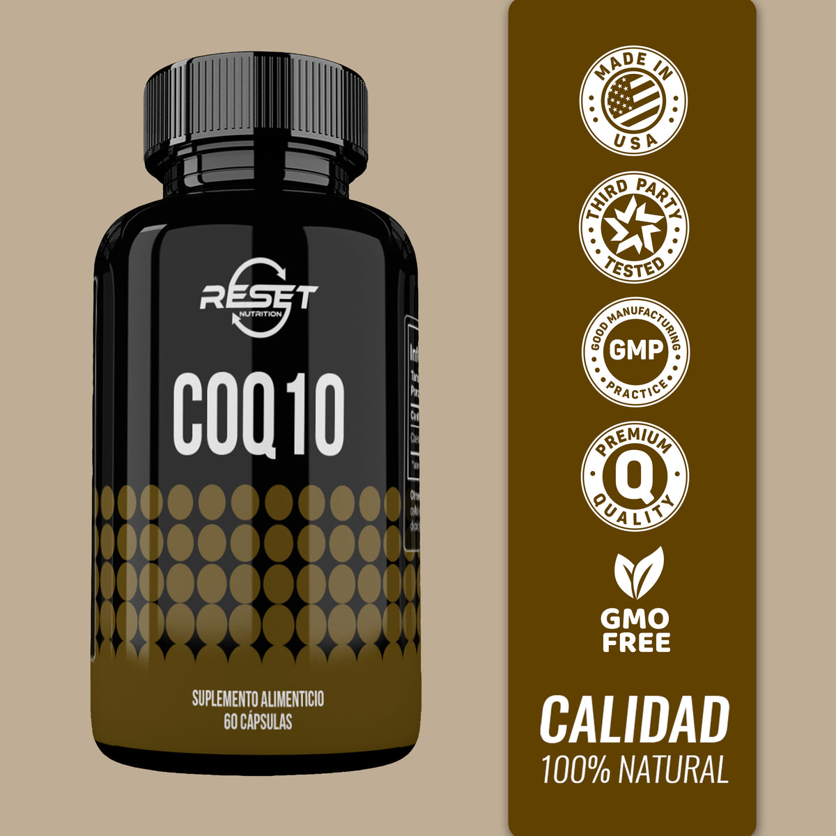 CoQ10 120 mg - 60 liquid capsules with high bioavailability - supports heart health and blood pressure