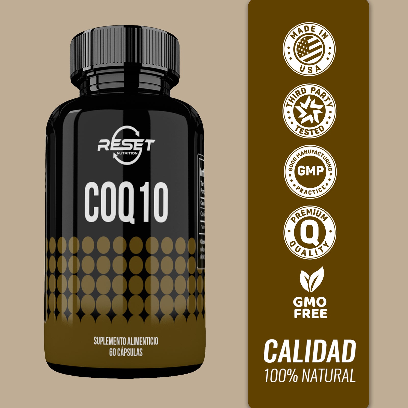 CoQ10 120 mg - 60 liquid capsules with high bioavailability - supports heart health and blood pressure