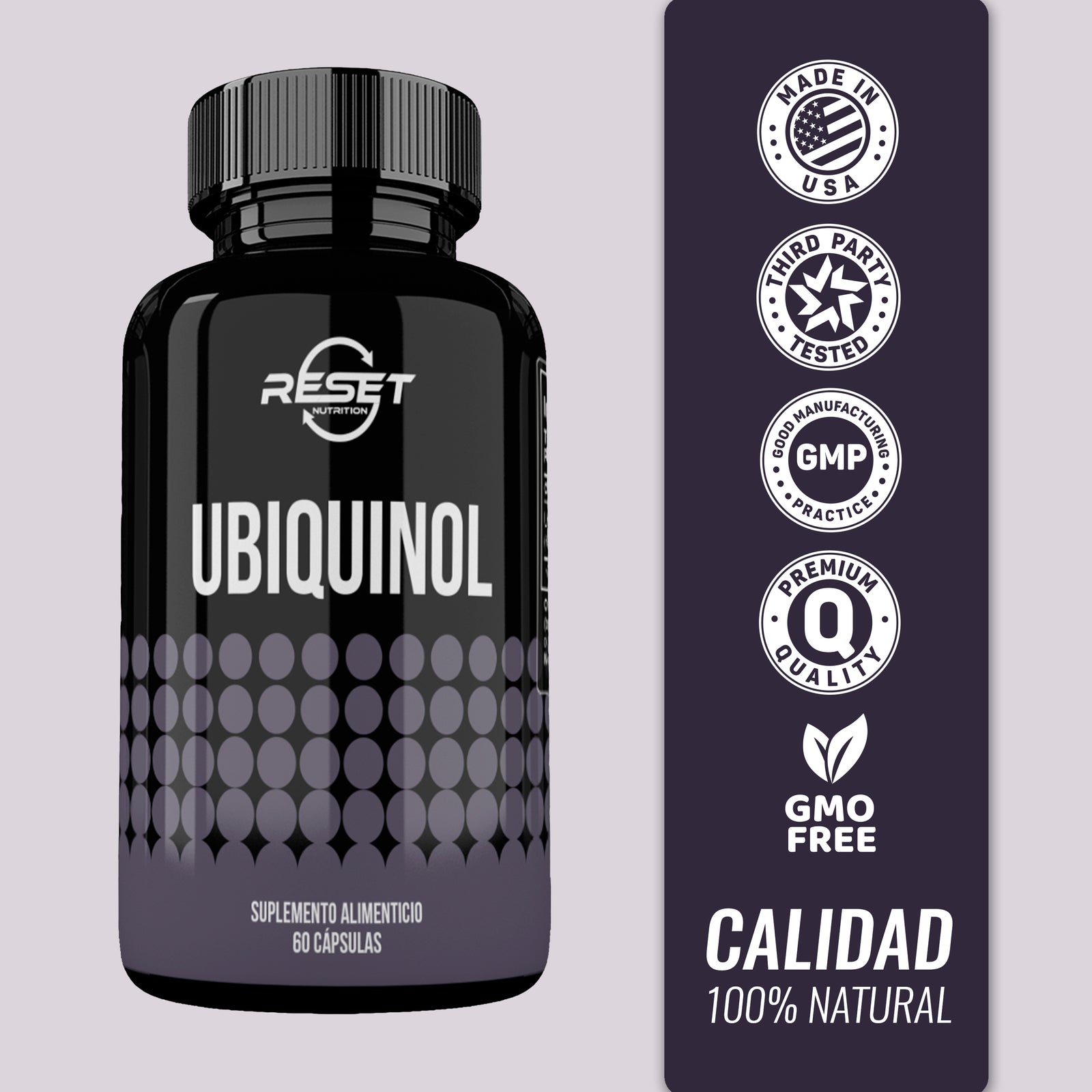 Ubiquinol Q10 - 60 capsules - supports blood pressure regulation and provides powerful antioxidant effects