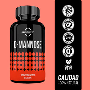 D-MANNOSE 1500 MG | URINARY INFECTION | RESET NUTRITION | MADE IN USA