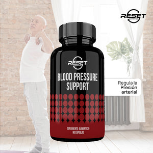 BLOOD PRESSURE SUPPORT | HYPERTENSION | HIGH PRESSURE | 90 CAPSULES | RESET NUTRITION | MADE IN USA