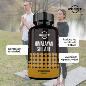 HIMALAYAN SHILAJIT | 100% NATURAL PURE AND ORGANIC | 90 CAPSULES FOR 3 MONTHS