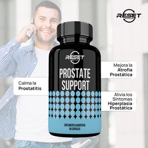 PROSTATE SUPPORT | URINARY TRACT AND PROSTATE | 90 CAPSULES | RESET NUTRITION | MADE IN USA