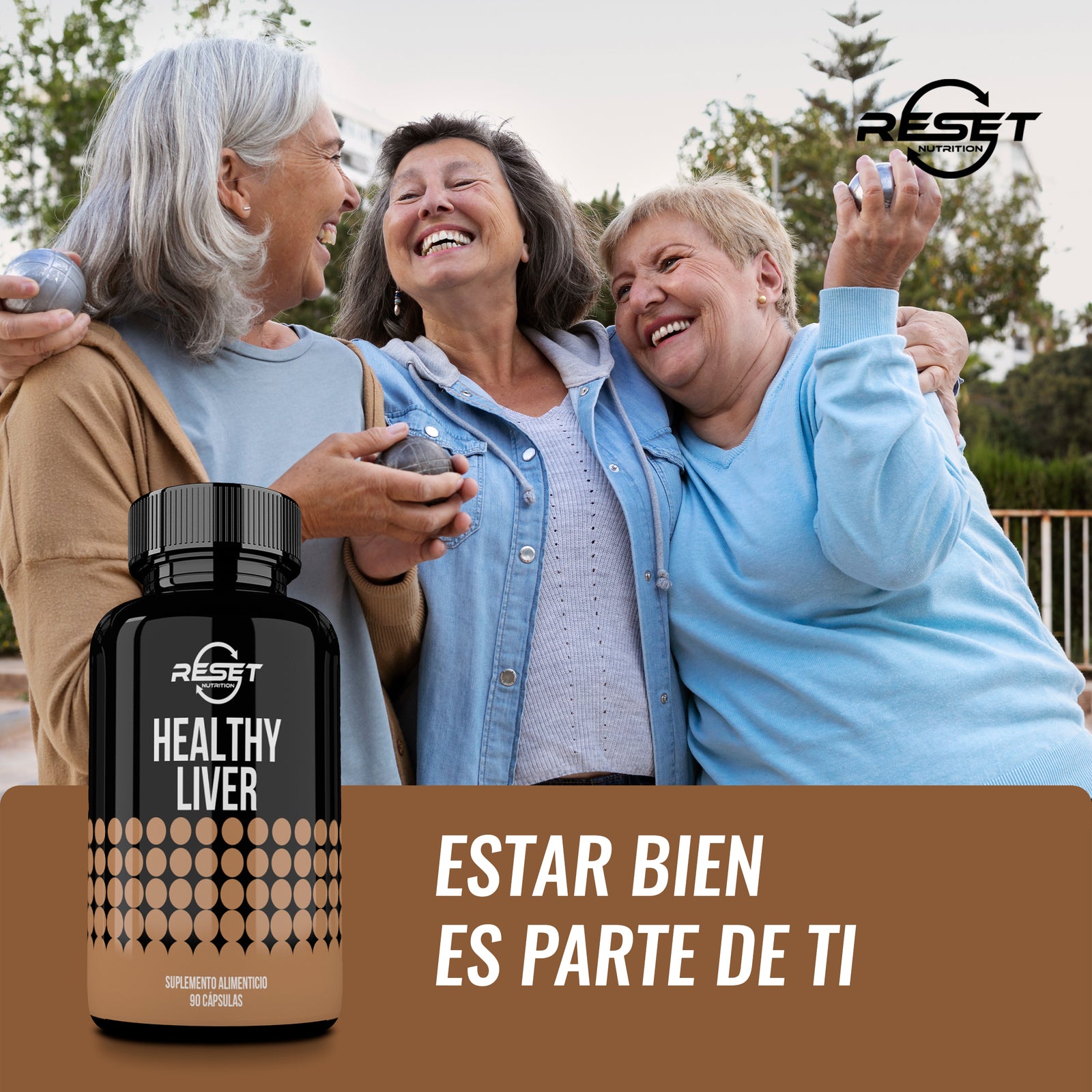 Hígado Saludable - 90 cápsulas con extractos naturales - protege y desintoxica el hígado