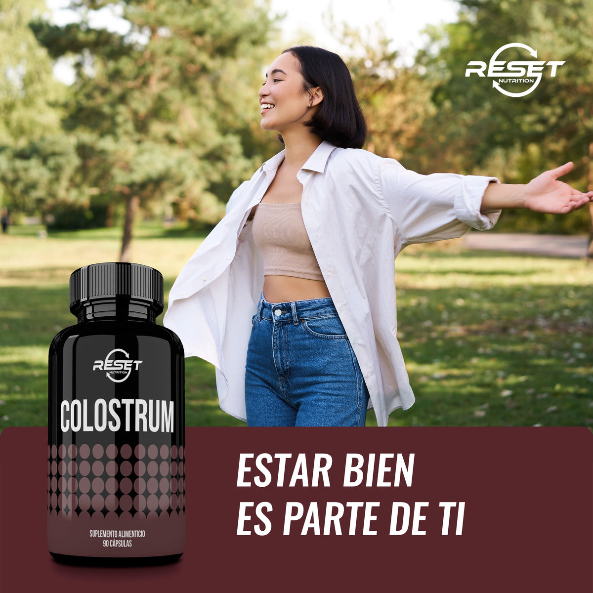 Calostro 500 mg - 90 cápsulas con calostro de vacas alimentadas con pasto - apoya la salud inmunológica y digestiva